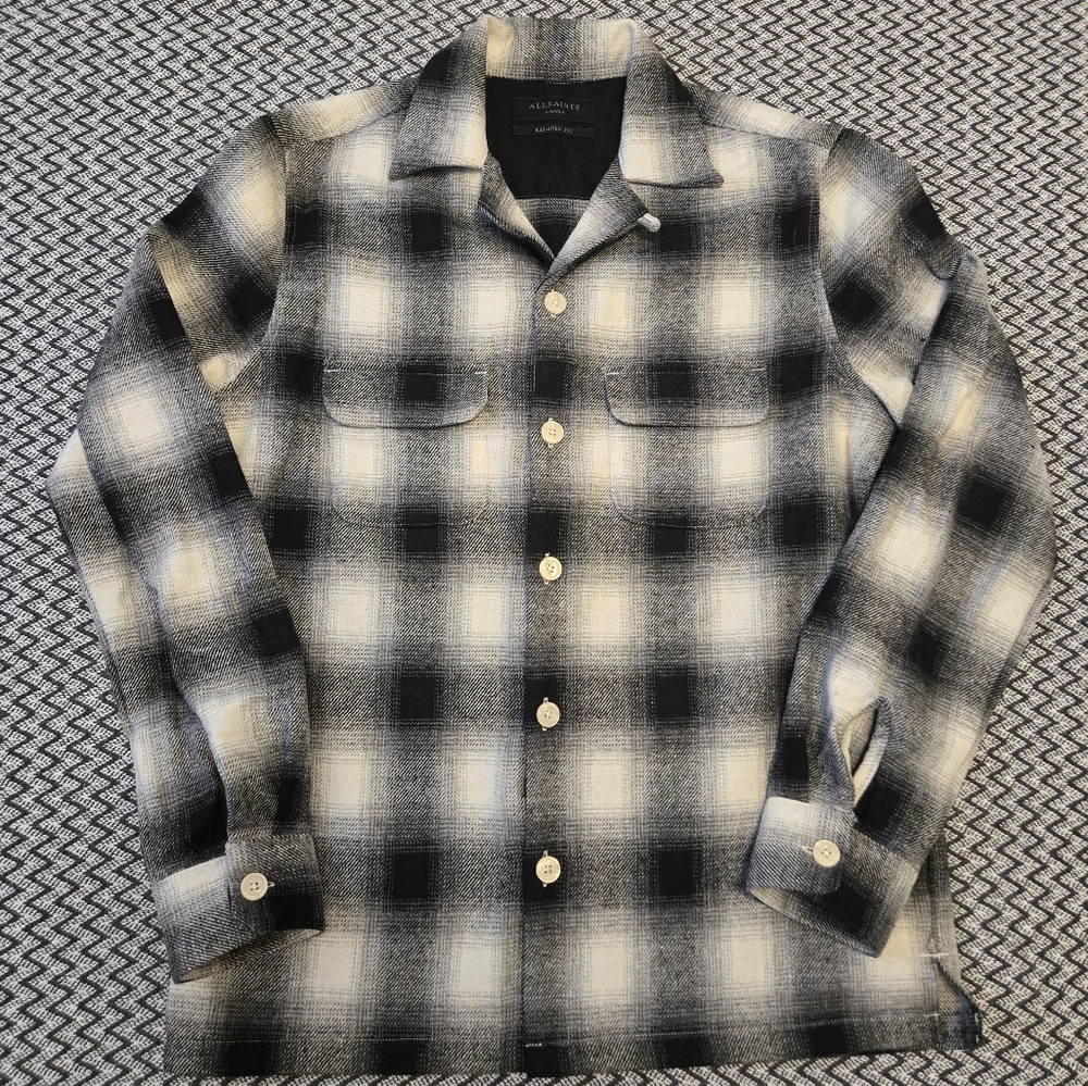 AllSaints Men's Relaxed Fit Overshirt